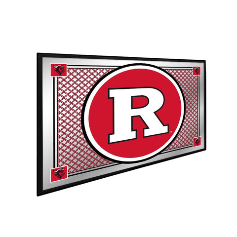 Rutgers Scarlet Knights: Team Spirit - Framed Mirrored Wall Sign - The Fan-Brand