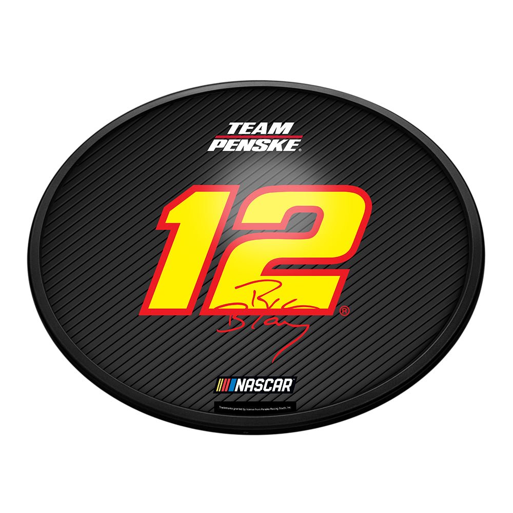 Ryan Blaney: Oval Slimline Lighted Wall Sign - The Fan-Brand