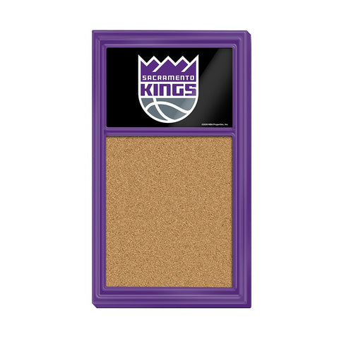Sacramento Kings: Cork Note Board - The Fan-Brand