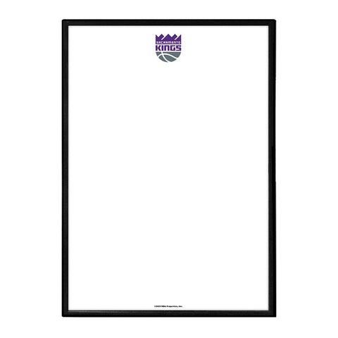 Sacramento Kings: Framed Dry Erase Wall Sign - The Fan-Brand