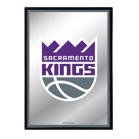 Sacramento Kings: Framed Mirrored Wall Sign - The Fan-Brand