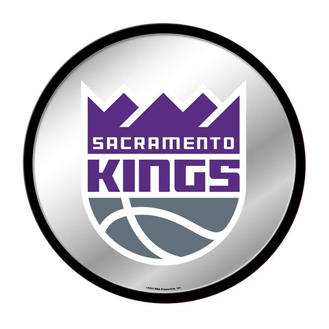 Sacramento Kings: Modern Disc Mirrored Wall Sign - The Fan-Brand