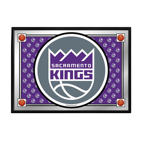Sacramento Kings: Team Spirit - Framed Mirrored Wall Sign - The Fan-Brand
