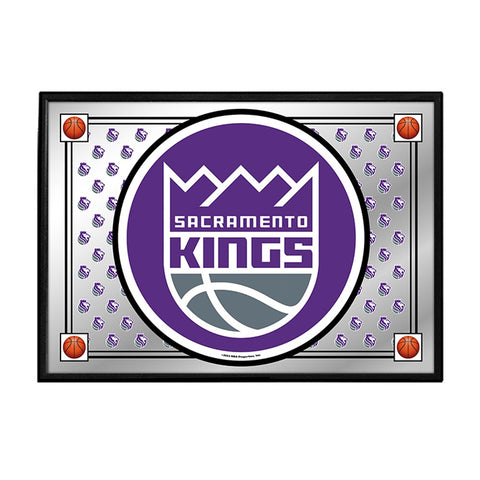 Sacramento Kings: Team Spirit - Framed Mirrored Wall Sign - The Fan-Brand