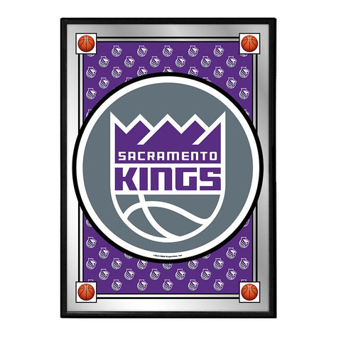 Sacramento Kings: Team Spirit - Framed Mirrored Wall Sign - The Fan-Brand