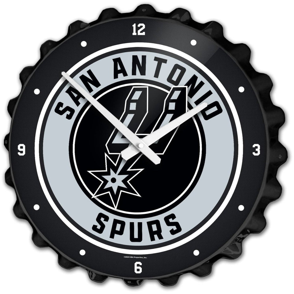 San Antonio Spurs: Bottle Cap Wall Clock - The Fan-Brand