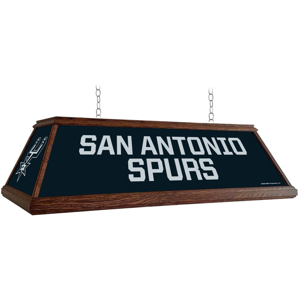 San Antonio Spurs: Premium Wood Pool Table Light - The Fan-Brand