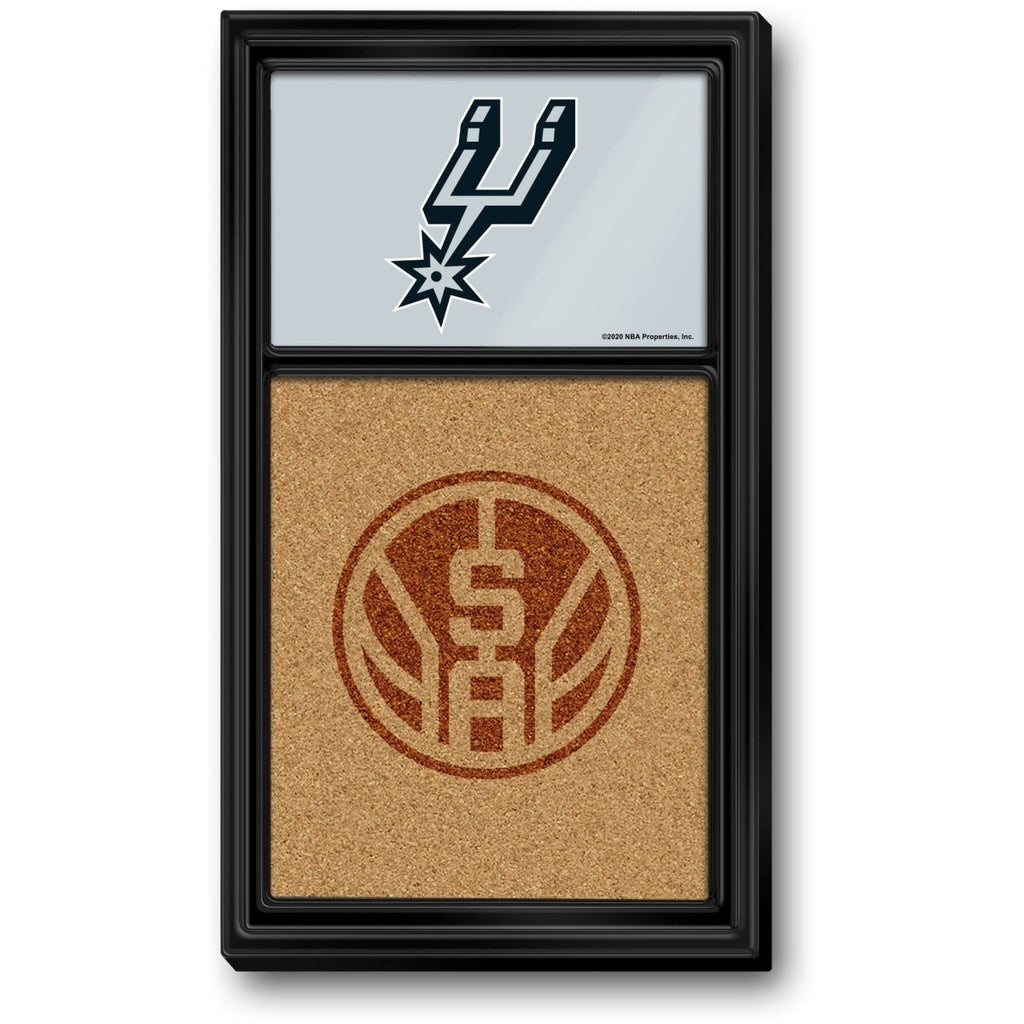 San Antonio Spurs: Spur, Dual Logo - Cork Note Board - The Fan-Brand