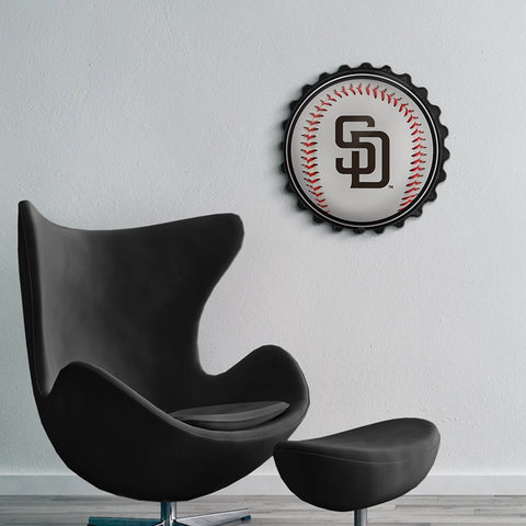 San Diego Padres: Baseball - Bottle Cap Wall Sign - The Fan-Brand