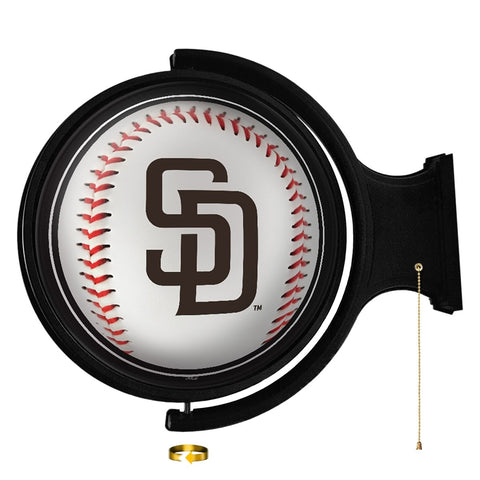San Diego Padres: Baseball - Original Round Rotating Lighted Wall Sign - The Fan-Brand