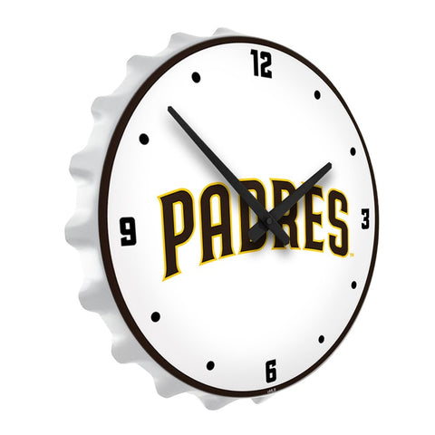 San Diego Padres: Bottle Cap Lighted Wall Clock - The Fan-Brand