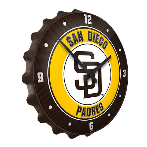 San Diego Padres: Bottle Cap Wall Clock - The Fan-Brand