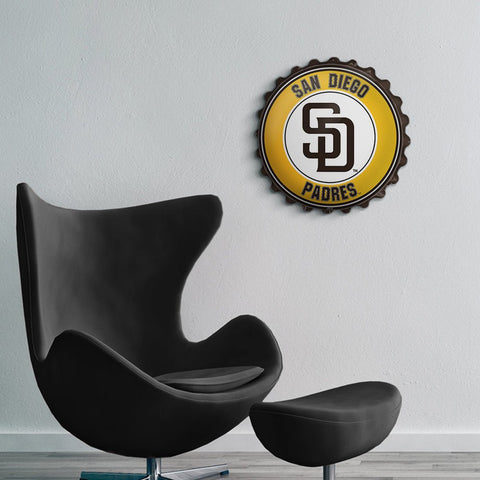 San Diego Padres: Bottle Cap Wall Sign - The Fan-Brand