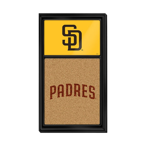 San Diego Padres: Dual Logo - Cork Note Board - The Fan-Brand