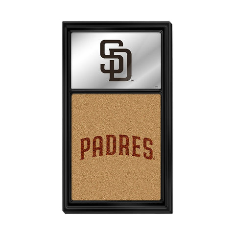 San Diego Padres: Dual Logo - Mirrored Dry Erase Note Board - The Fan-Brand