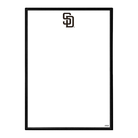 San Diego Padres: Framed Dry Erase Wall Sign - The Fan-Brand