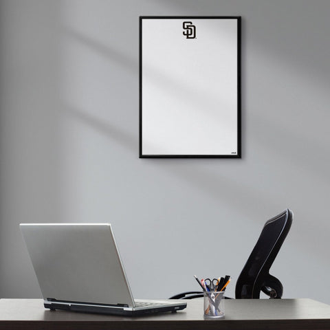 San Diego Padres: Framed Dry Erase Wall Sign - The Fan-Brand