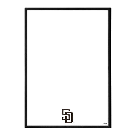 San Diego Padres: Framed Dry Erase Wall Sign - The Fan-Brand