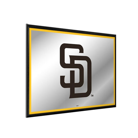 San Diego Padres: Framed Mirrored Wall Sign - The Fan-Brand