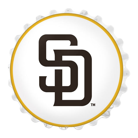 San Diego Padres: Logo - Bottle Cap Wall Light - The Fan-Brand