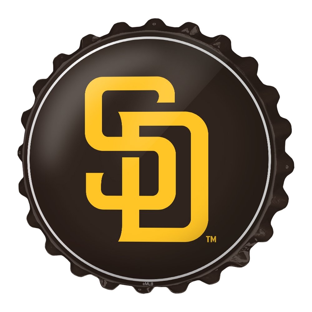 San Diego Padres: Logo - Bottle Cap Wall Sign - The Fan-Brand