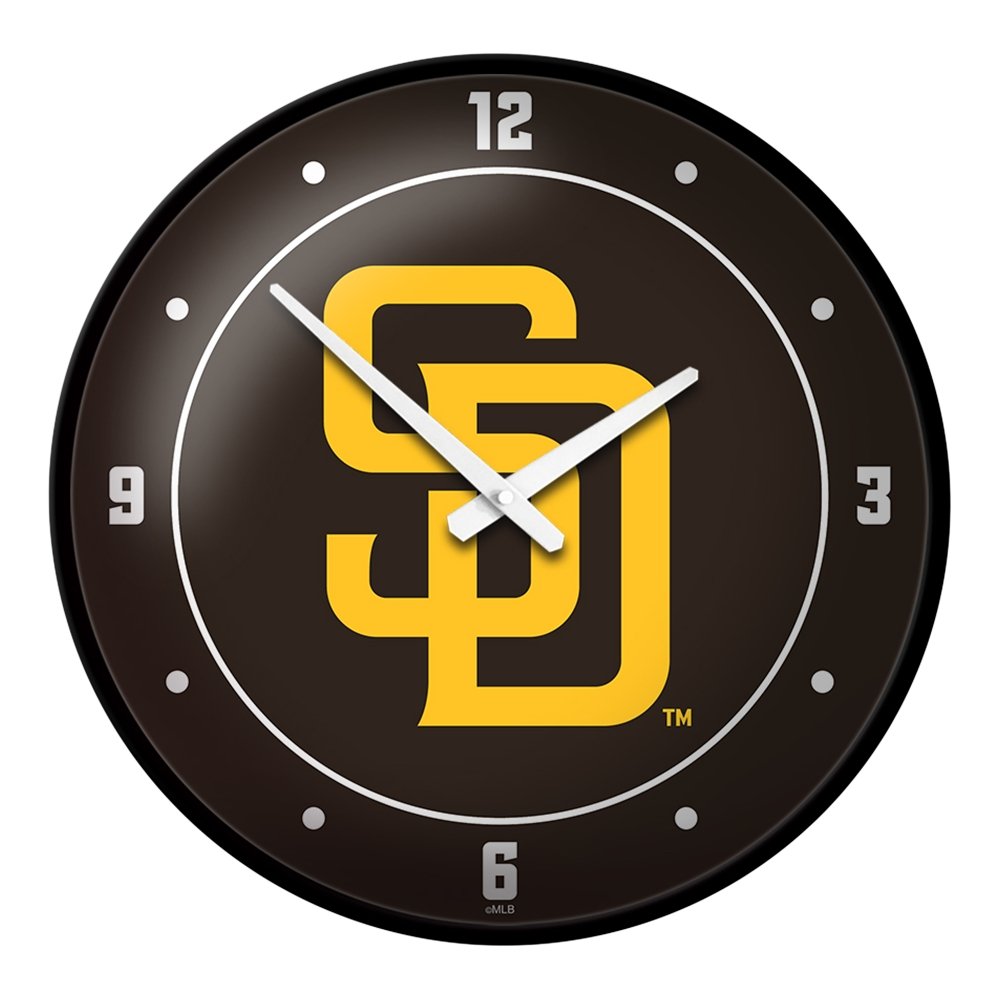 San Diego Padres: Logo - Modern Disc Wall Clock - The Fan-Brand