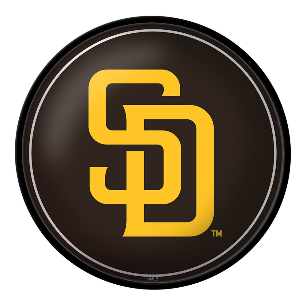 San Diego Padres: Logo - Modern Disc Wall Sign - The Fan-Brand