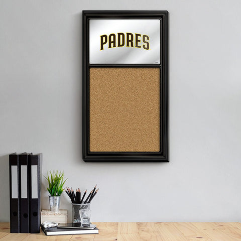 San Diego Padres: Mirrored Dry Erase Note Board - The Fan-Brand