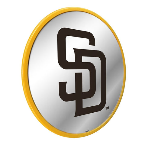 San Diego Padres: Modern Disc Mirrored Wall Sign - The Fan-Brand