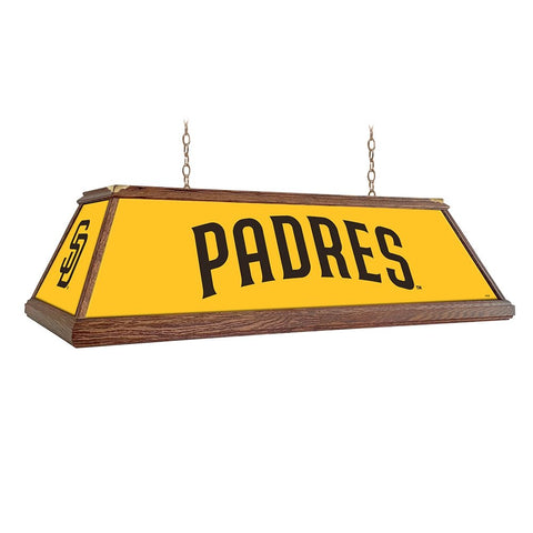 San Diego Padres: Premium Wood Pool Table Light - The Fan-Brand