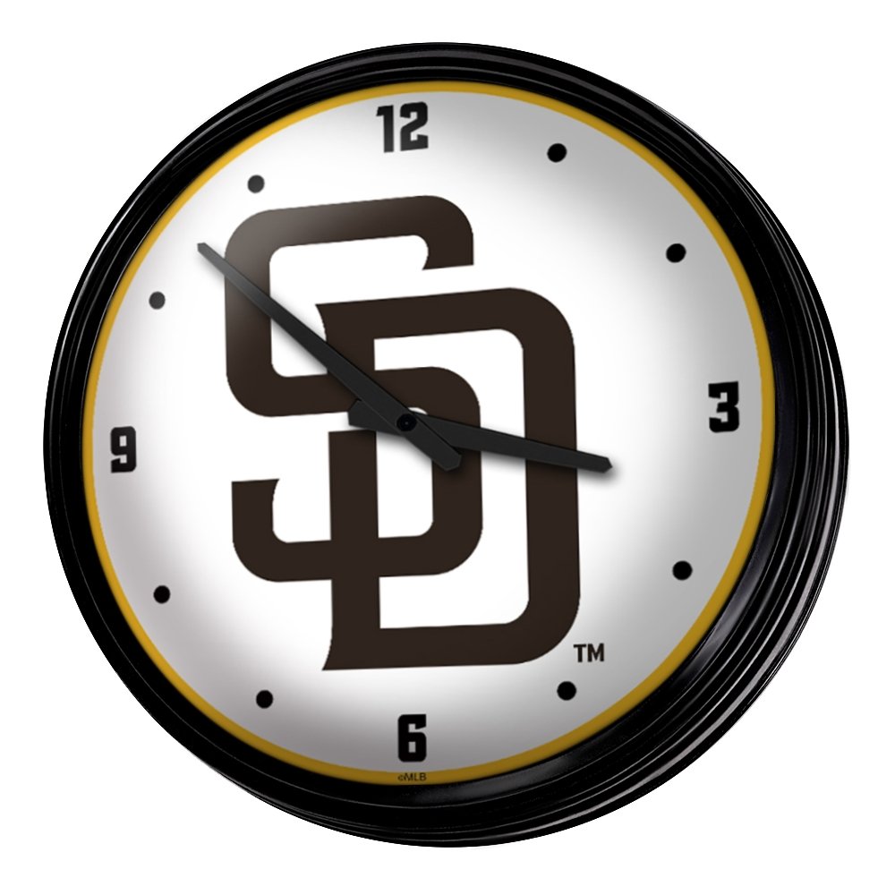 San Diego Padres Double Neon Wall Clock - 15 – Sports Fanz