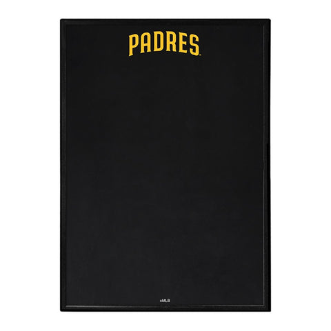 San Diego Padres: Wordmark - Framed Chalkboard - The Fan-Brand