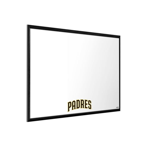 San Diego Padres: Wordmark - Framed Dry Erase Wall Sign - The Fan-Brand