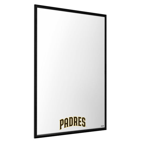 San Diego Padres: Wordmark - Framed Dry Erase Wall Sign - The Fan-Brand