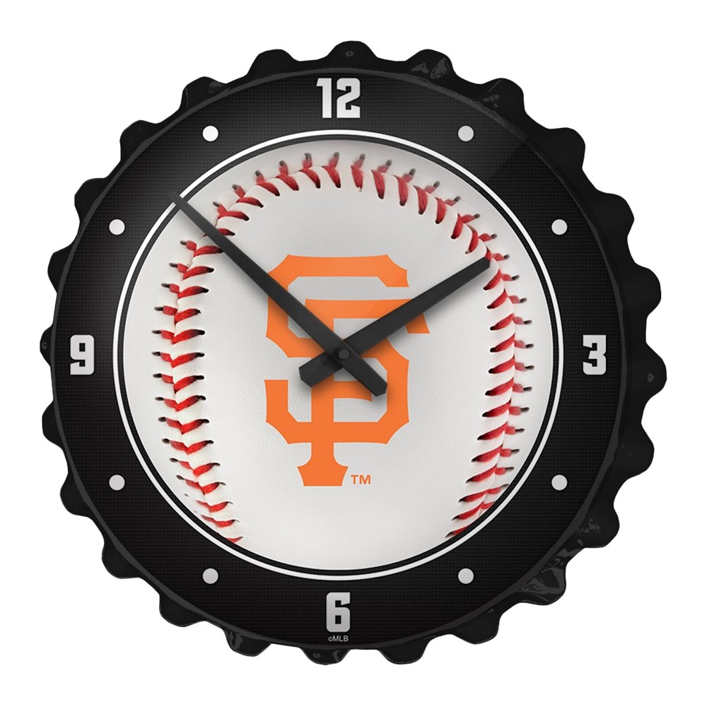 San Francisco Giants: Baseball - Bottle Cap Wall Clock - The Fan-Brand