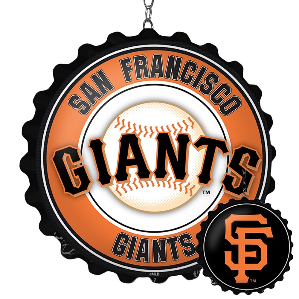 San Francisco Giants: Double-Sided Bottle Cap Dangler - The Fan-Brand