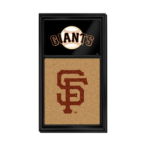 San Francisco Giants: Dual Logo - Cork Note Board - The Fan-Brand