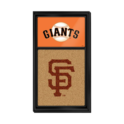 San Francisco Giants: Dual Logo - Cork Note Board - The Fan-Brand