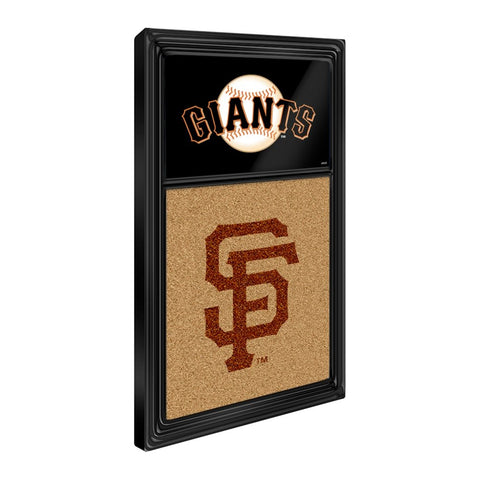 San Francisco Giants: Dual Logo - Cork Note Board - The Fan-Brand