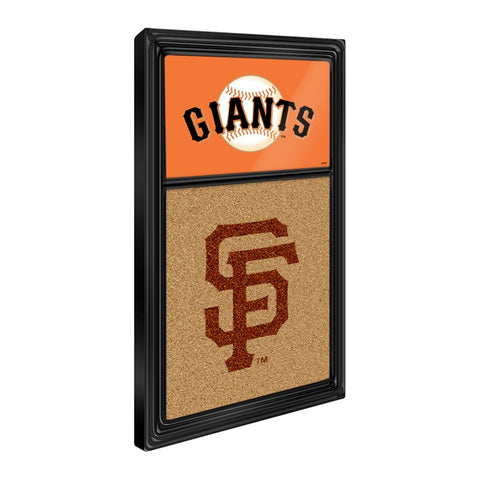 San Francisco Giants: Dual Logo - Cork Note Board - The Fan-Brand