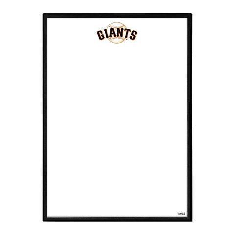 San Francisco Giants: Framed Dry Erase Wall Sign - The Fan-Brand