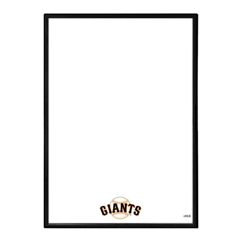 San Francisco Giants: Framed Dry Erase Wall Sign - The Fan-Brand