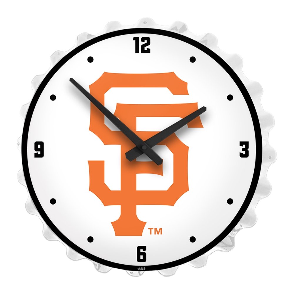 San Francisco Giants: Logo - Bottle Cap Lighted Wall Clock - The Fan-Brand