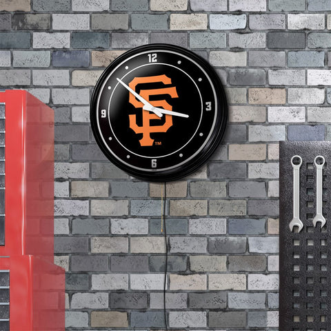 San Francisco Giants: Logo - Retro Lighted Wall Clock - The Fan-Brand