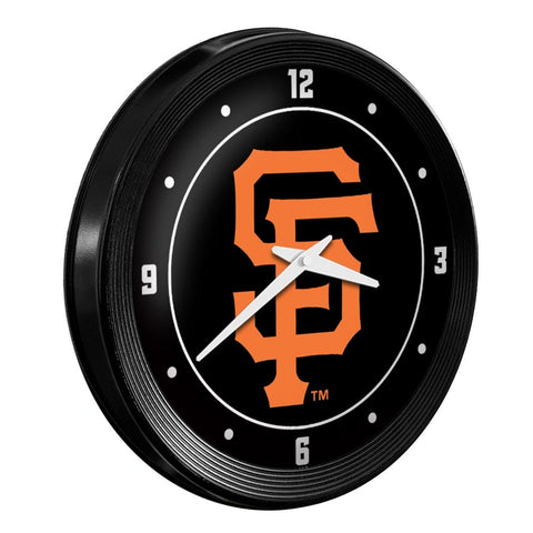 San Francisco Giants: Logo - Ribbed Frame Wall Clock - The Fan-Brand