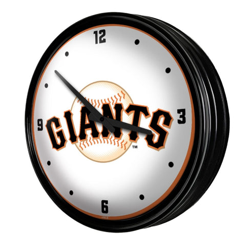 San Francisco Giants: Retro Lighted Wall Clock - The Fan-Brand