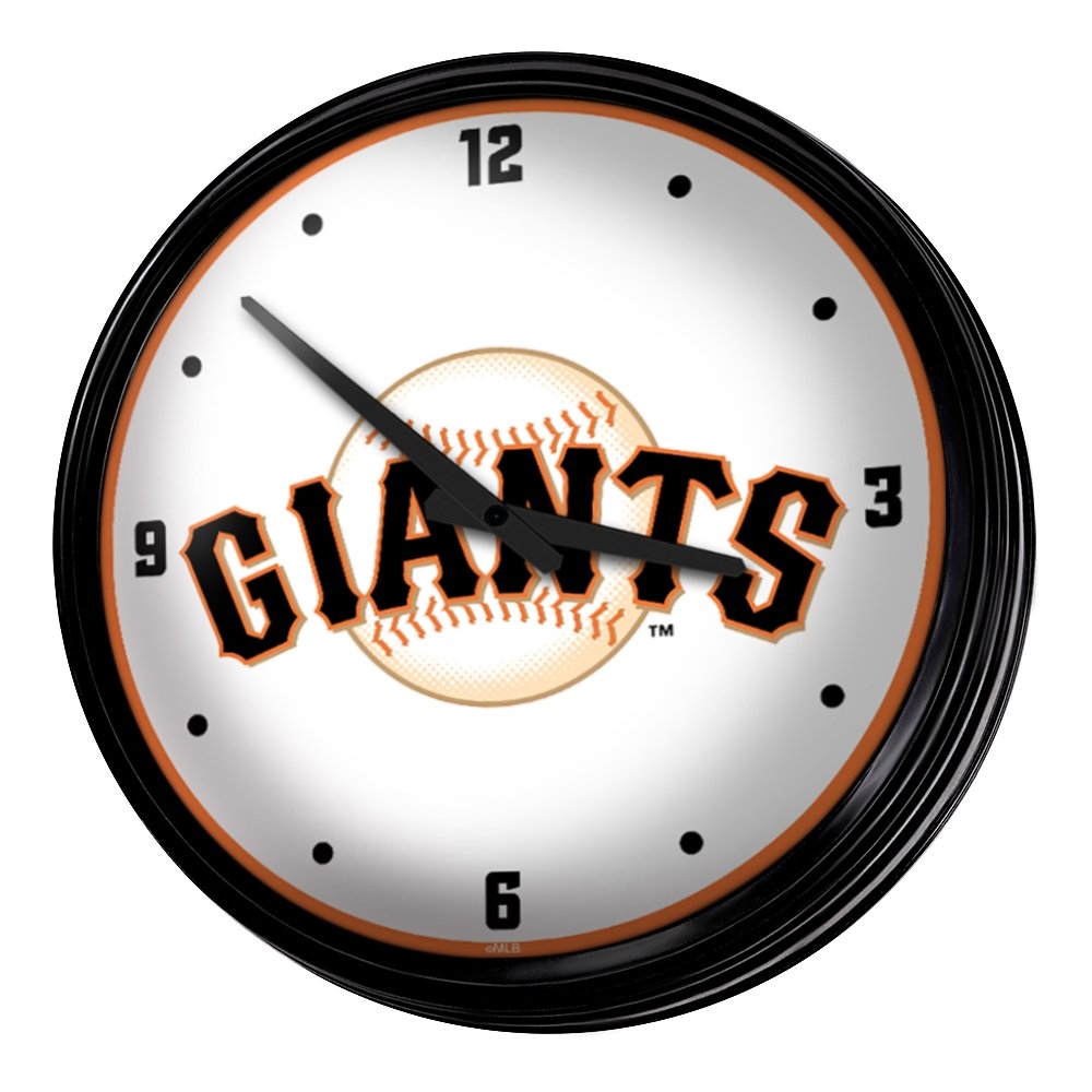 San Francisco Giants: Retro Lighted Wall Clock - The Fan-Brand