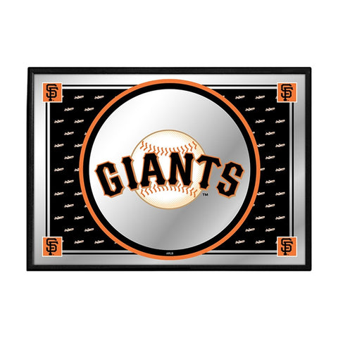 San Francisco Giants: Team Spirit - Framed Mirrored Wall Sign - The Fan-Brand