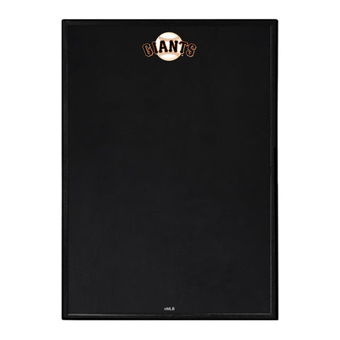 San Francisco Giants: Wordmark - Framed Chalkboard - The Fan-Brand