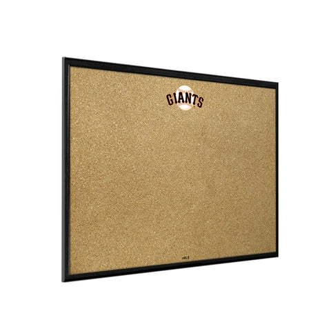 San Francisco Giants: Wordmark - Framed Corkboard - The Fan-Brand